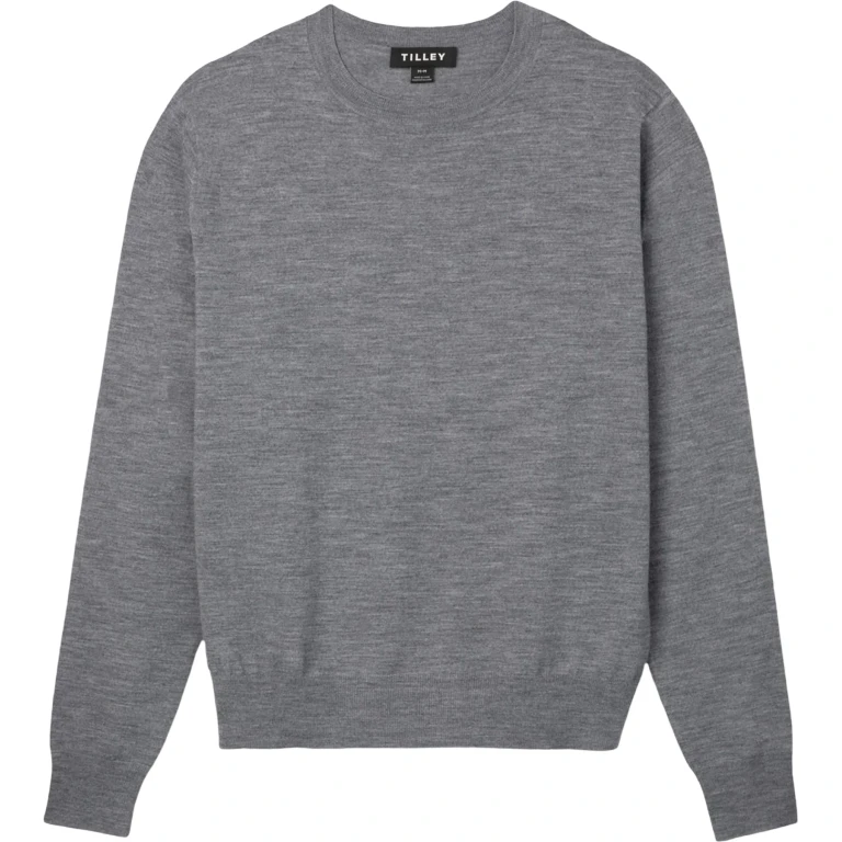 Stretch Merino Crew Neck Sweater - Men's