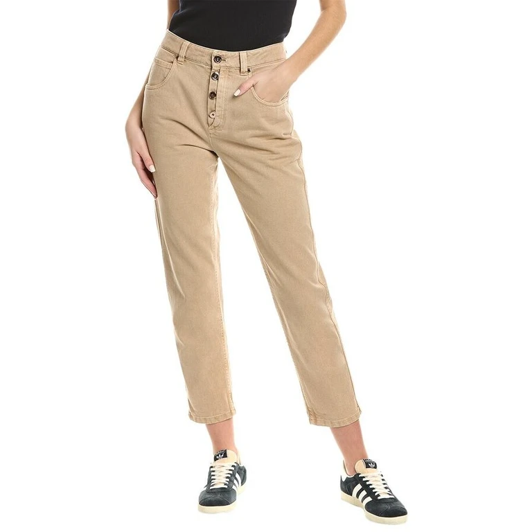 Wolight Beige Relaxed Trousers