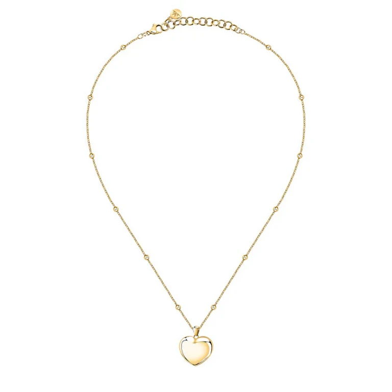 Gold Plated Heart Necklace Istanti Savz02