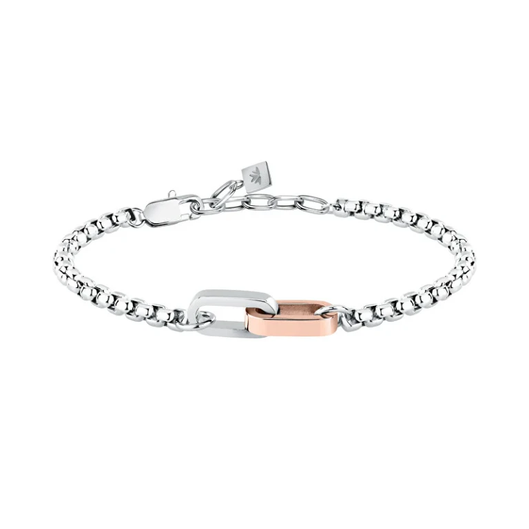 Two-Tone Minimalist Bracelet For Men Motown Saby13