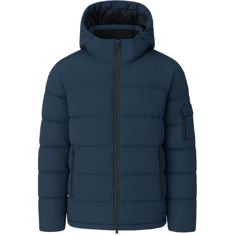 Dawson Hooded Recycled Down Winter Jacket - Men's