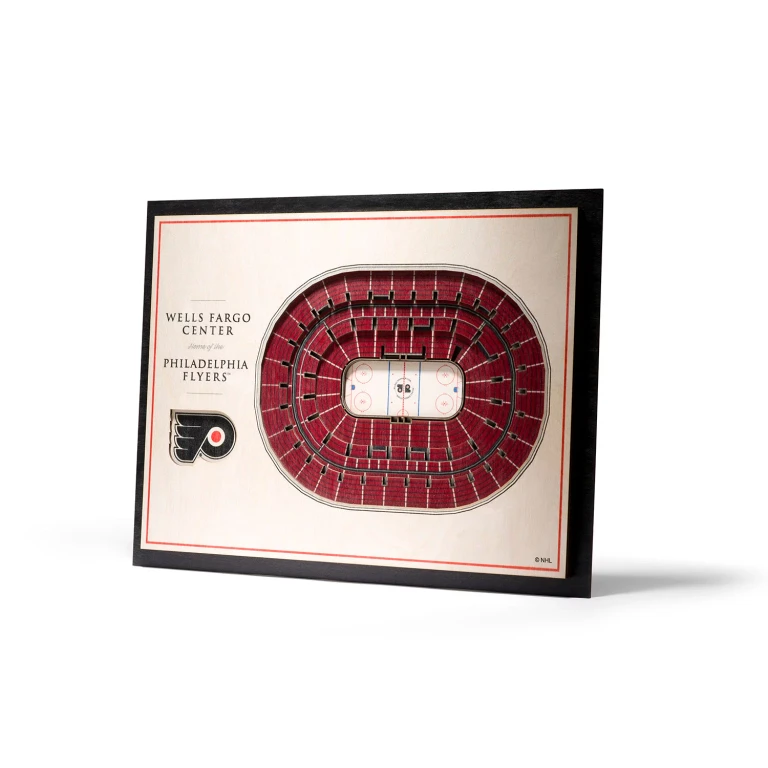 NHL 5-Layer StadiumView 3D Wall Art - Philadelphia Flyers:- Philadelphia Flyers