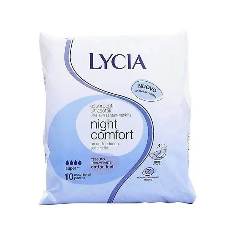 Absorbents Ultra Thin Night With Wings X 10