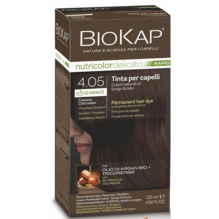 DELICATE RAPID hair color - 4.05 Chocolate Brown 135 ml