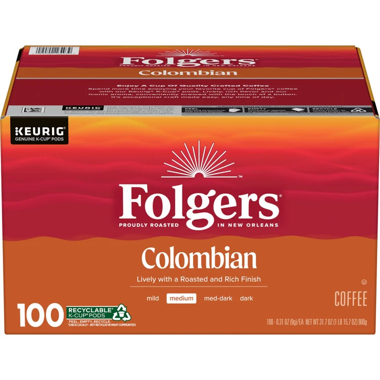 Medium Roast K-Cup Coffee Pods, 100% Colombian, 100 ct.