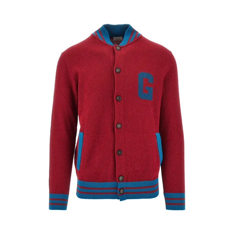 Bouclé cotton College cardigan Man 48