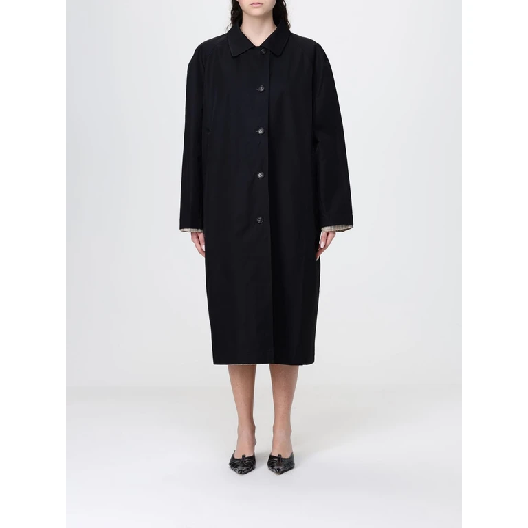Oversized Reversible Trench Coat (261017BLACK)