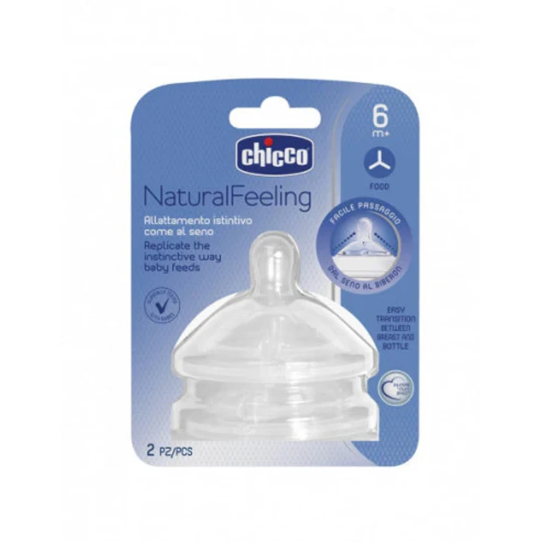 Natural Feeling Flow Teat 6m Porridge 2 units