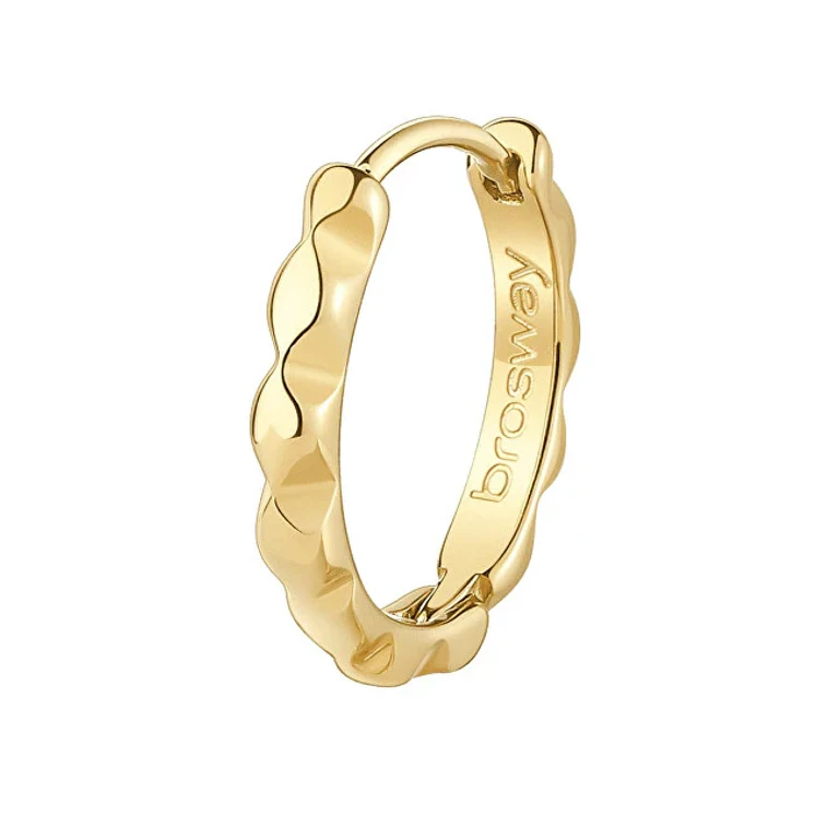 Modern Gold Plated Chakra Single Earring BHKE140