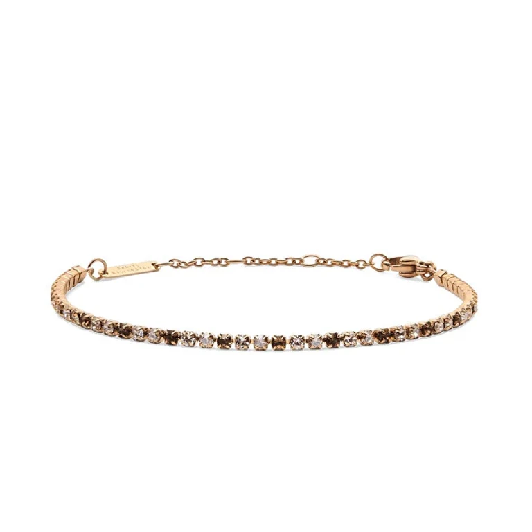 Classic Tennis Crystal Steel Bracelet DW00401115