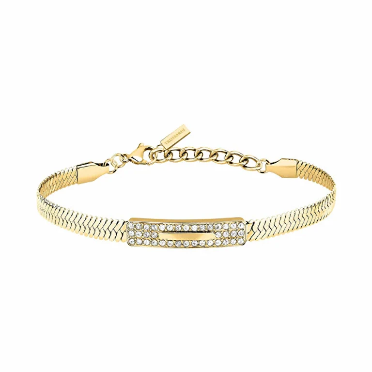 Gold Plated Bracelet with Hadek Crystals Concept Tjayy07