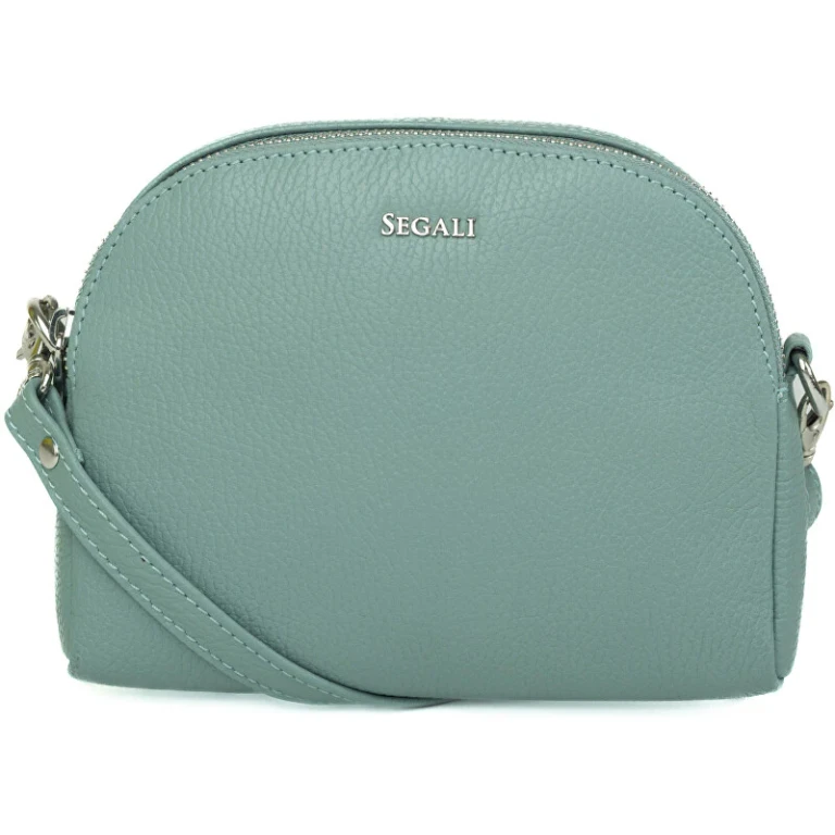 Women's Leather Shoulder Bag sage