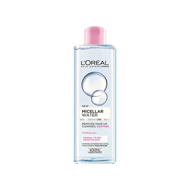 L'Oréal Paris Micellar Water For Sensitive Skin From Normal To Dry 3In1 (Micellar Water) 400 Ml