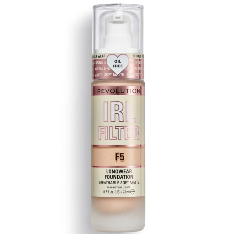 IRL filter long-lasting oil-free cream foundation F5 23 ml
