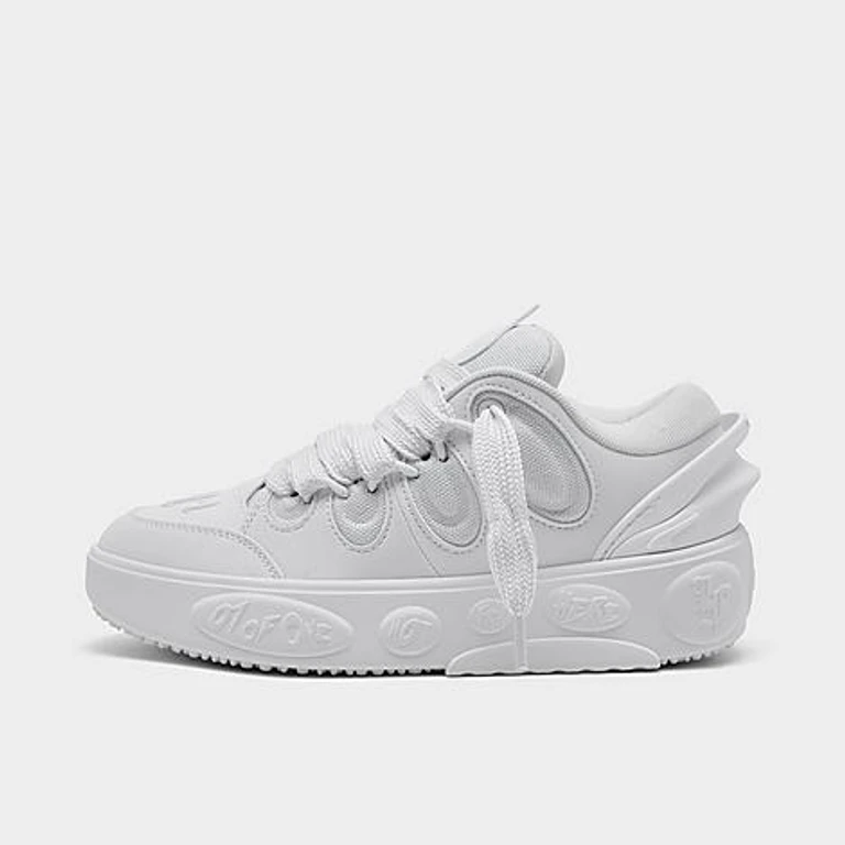 Big Kids Puma x LaMelo Ball LaFrancé Skate Casual Shoes in White Size: 4.0
