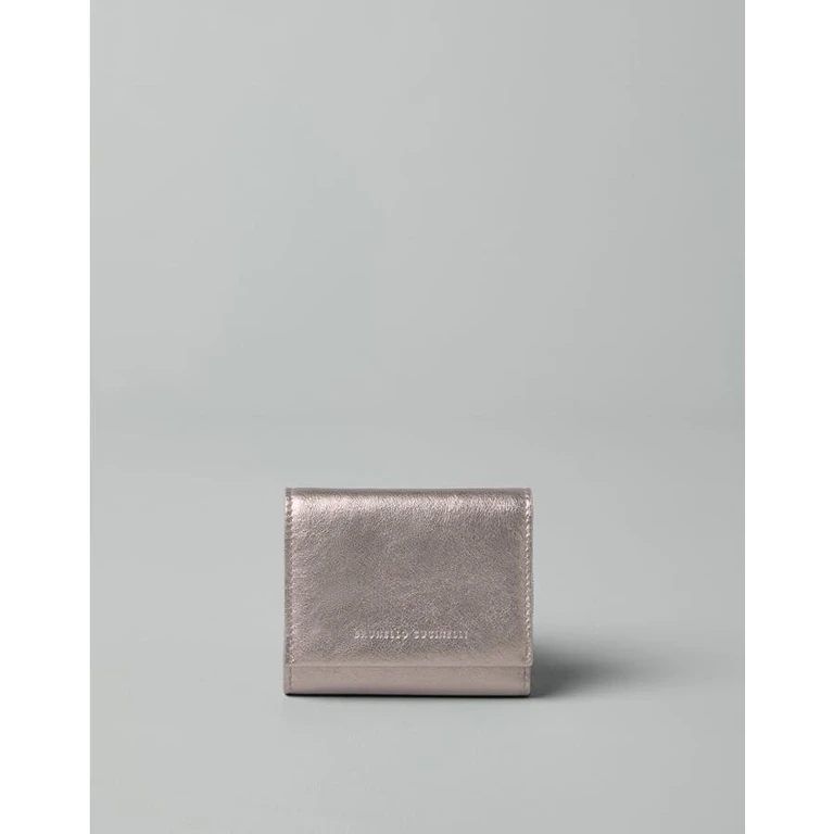 Light Grey Leather Wallet