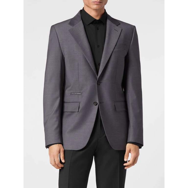Blazer Men color Grey (UADCMRF1906PTE076N10)