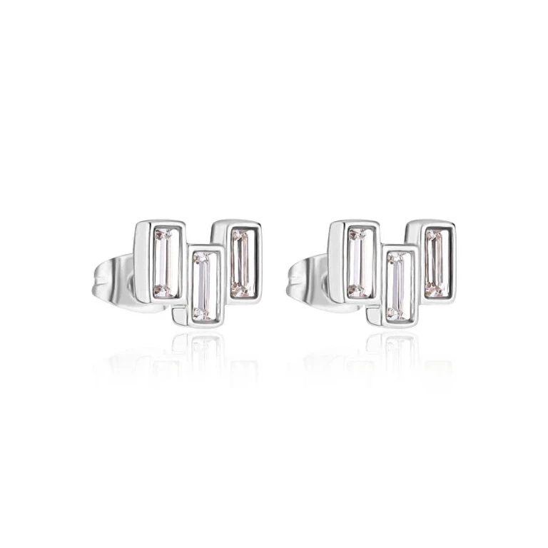Women's Earrings in Steel Light Sce31