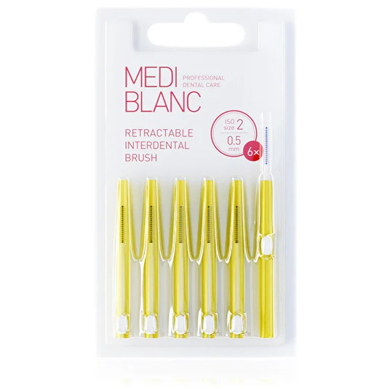 Retractable Interdental Brushes 0.5 Mm 6 Pieces