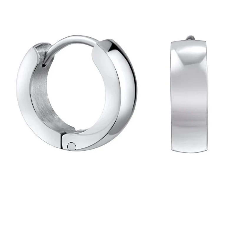 Round Earrings in Stainless Steel Without Tempo Kmm95103