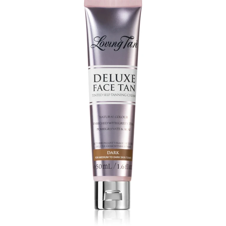 Deluxe self-tanning cream face dark color 50 ml
