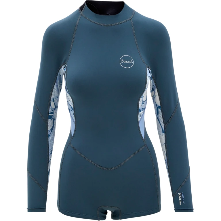 Bahia 2/1Mm Back Zip L/S Surf Suit - Girl's