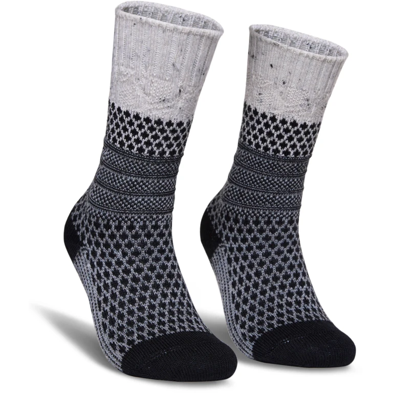 Everyday Popcorn Cable Crew Socks - Unisex