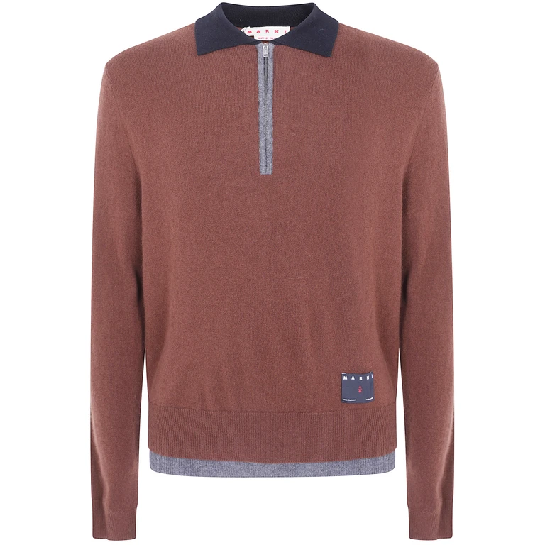 Polo Neck Cashmere Sweater