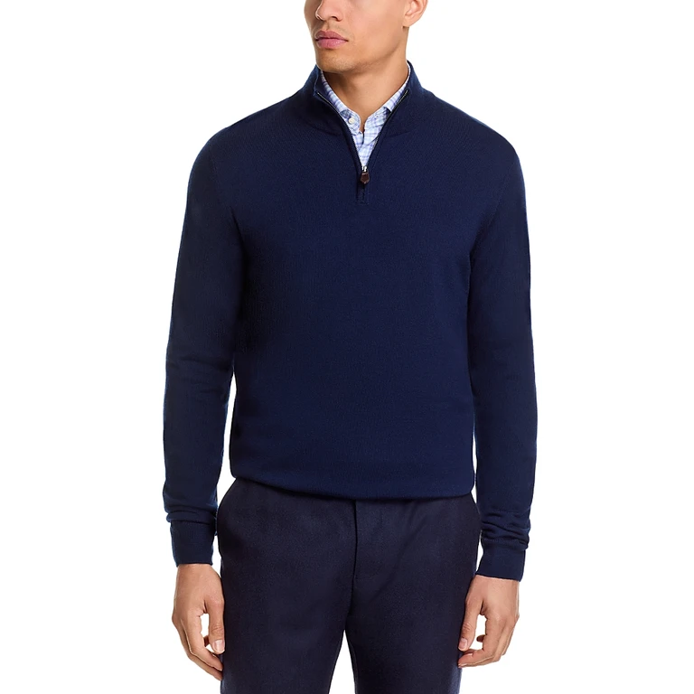 Quarter-Zip Merino Wool Sweater - Exclusive
