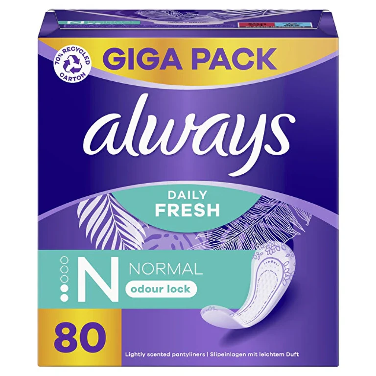 Normal Panty Liners 80 Pieces