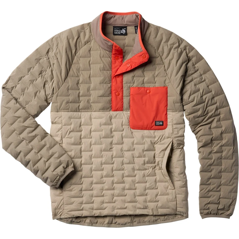 Stretchdown Light Snap Neck Pullover - Men's