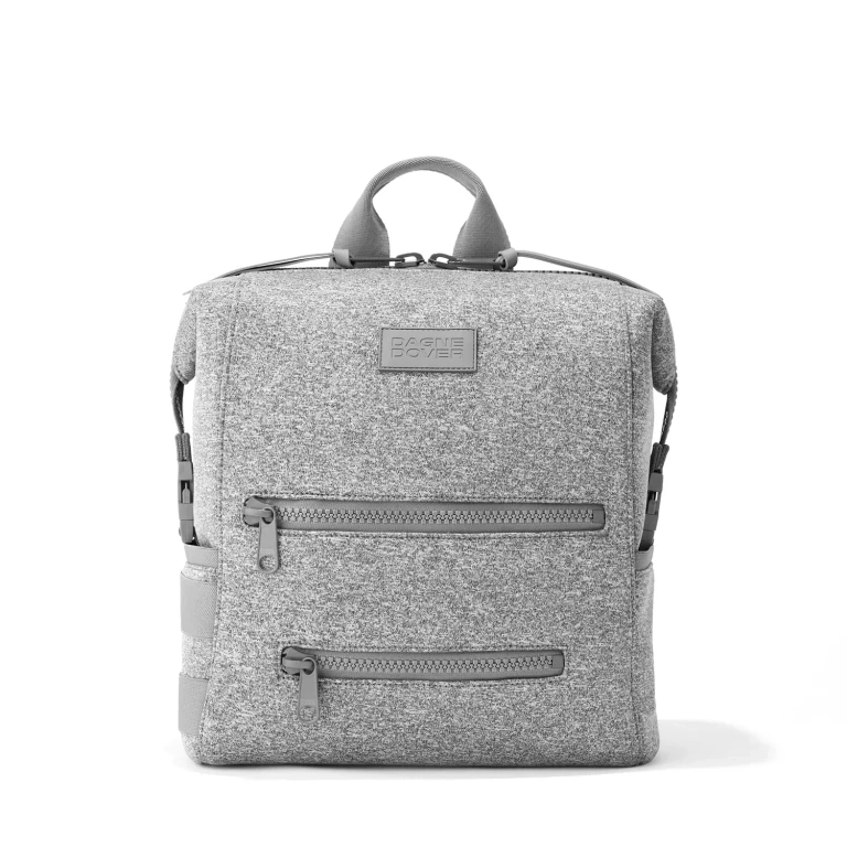 Indi Diaper Backpack Heather Grey:- Grey