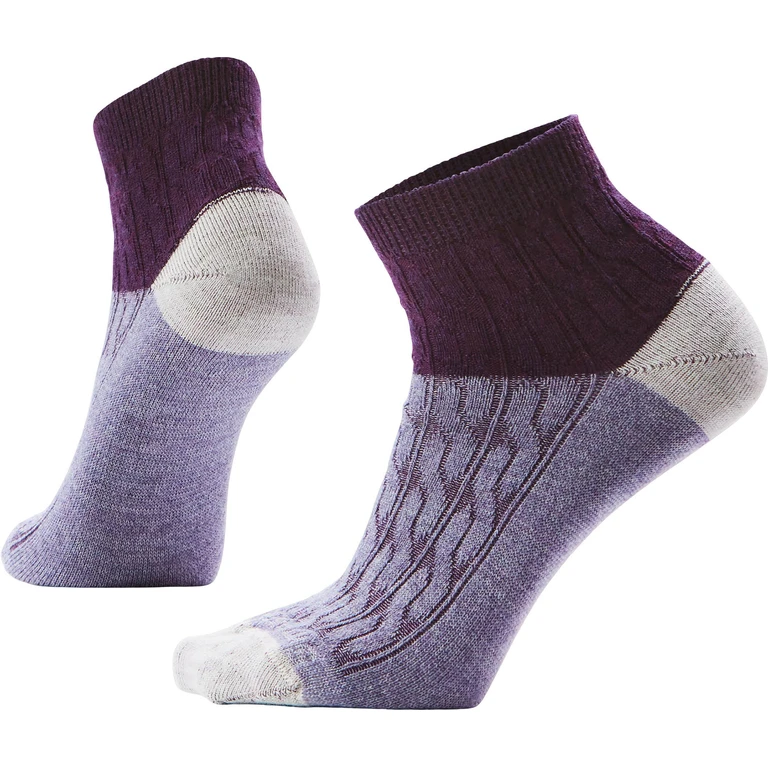 Everyday Cable Ankle Socks - Women's