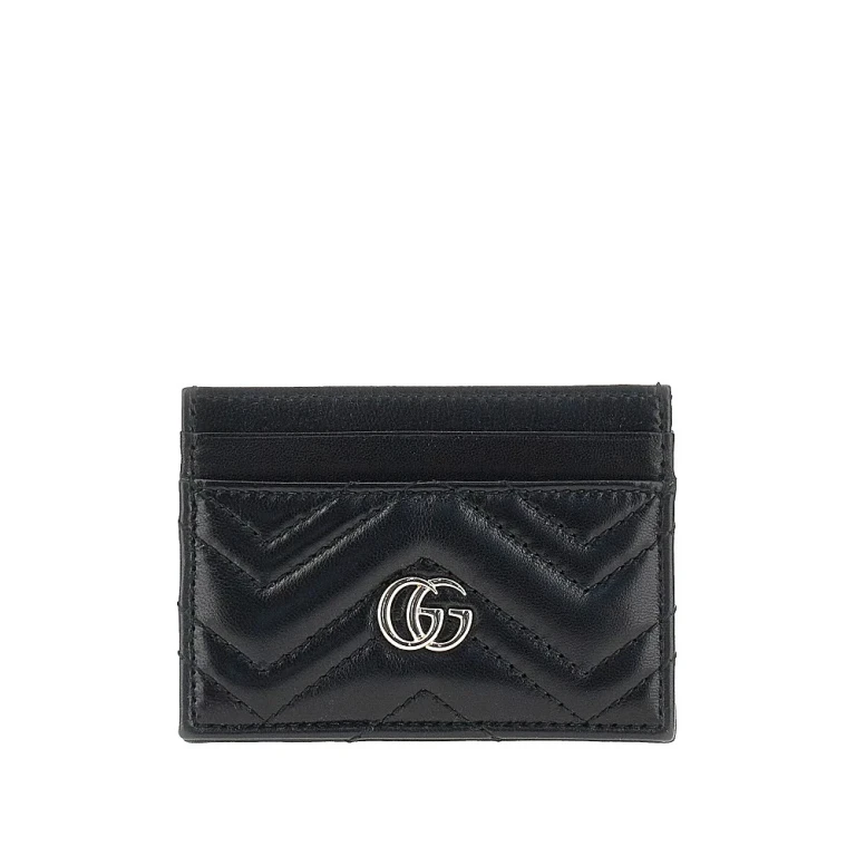 'GG Marmont' leather cardholder Woman One Size