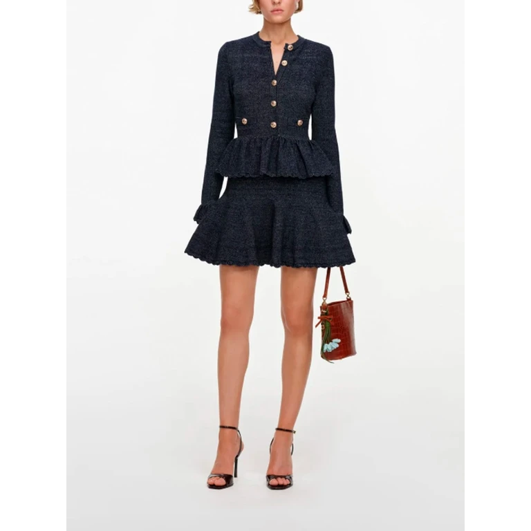 Textured Knit Mini Dress