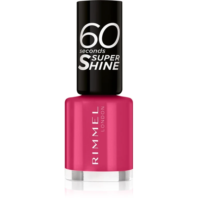 60 Seconds Super Shine - Nail Polish 8 ml 323 Funtime Fuschia