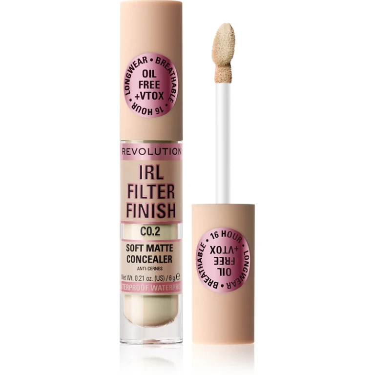 IRL Filter long-lasting concealer for una full coverage color C0.2 6 g