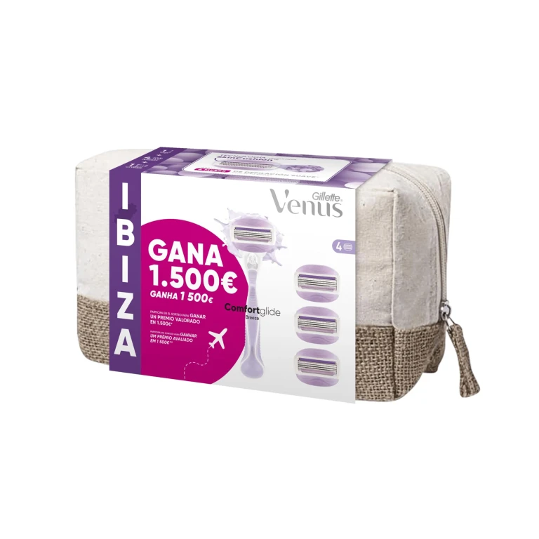 Cosmetic bag Gillette Venus Breeze Ibiza 4 refills