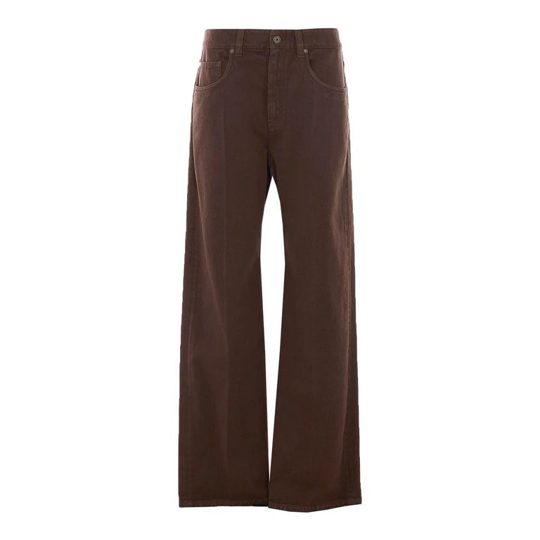 Jean droit Brunello Cucinelli - Marron
