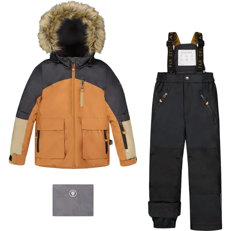 Colorblocked Play Two-Piece Snowsuit with Jacket - Big Boy