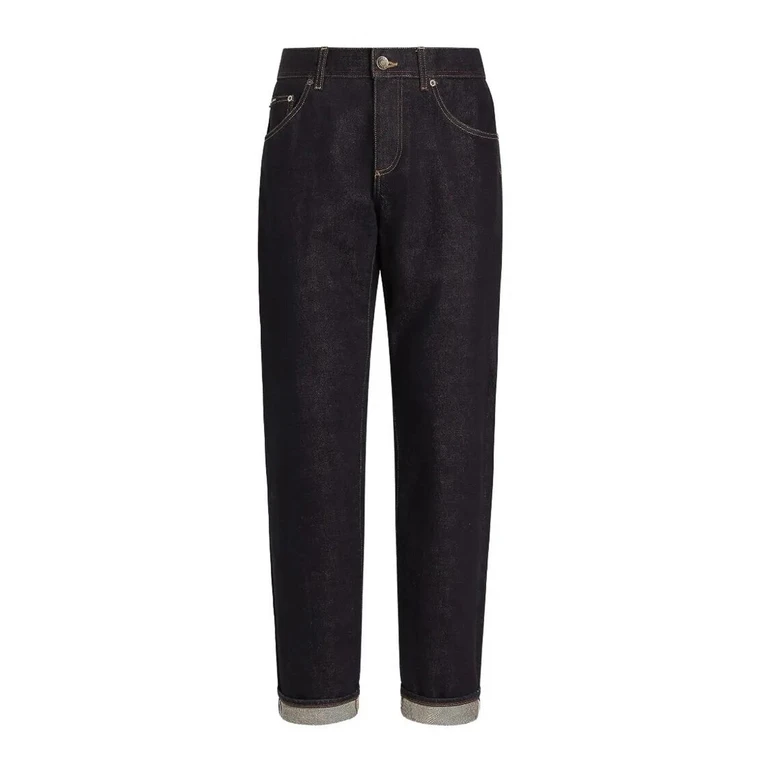 Dolce & Gabbana Jean Droit - Bleu Foncé (GP14JZG8NM1S9001)