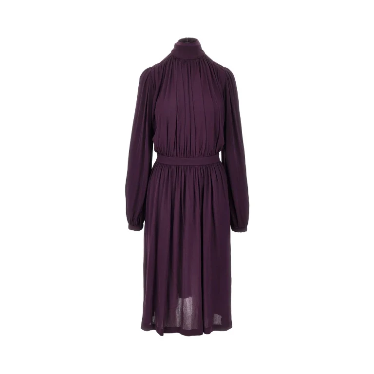 Crepe jersey midi dress Woman 42
