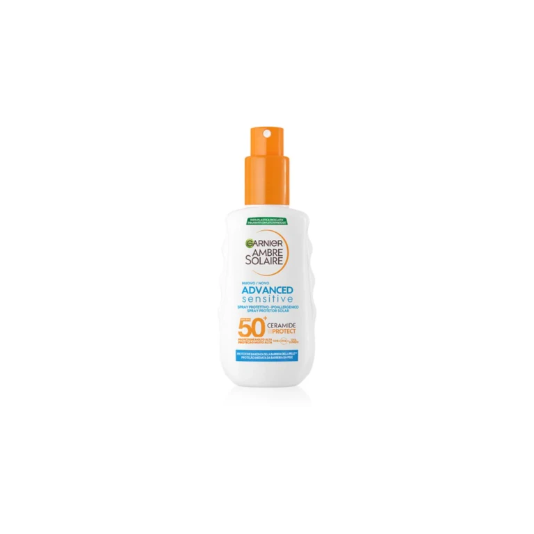 Ambre Solaire Sensitive Advanced Spray Tanning Milk with Ceramides SPF 50+ 150 ml