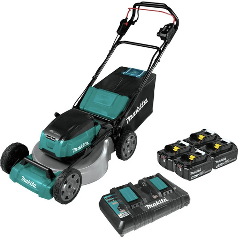 18V X2 (36V) LXT Brushless Lithium-Ion 18 in. Cordless Self-Propelled Commercial Lawn Mower Kit with 4 Batteries (5 Ah)