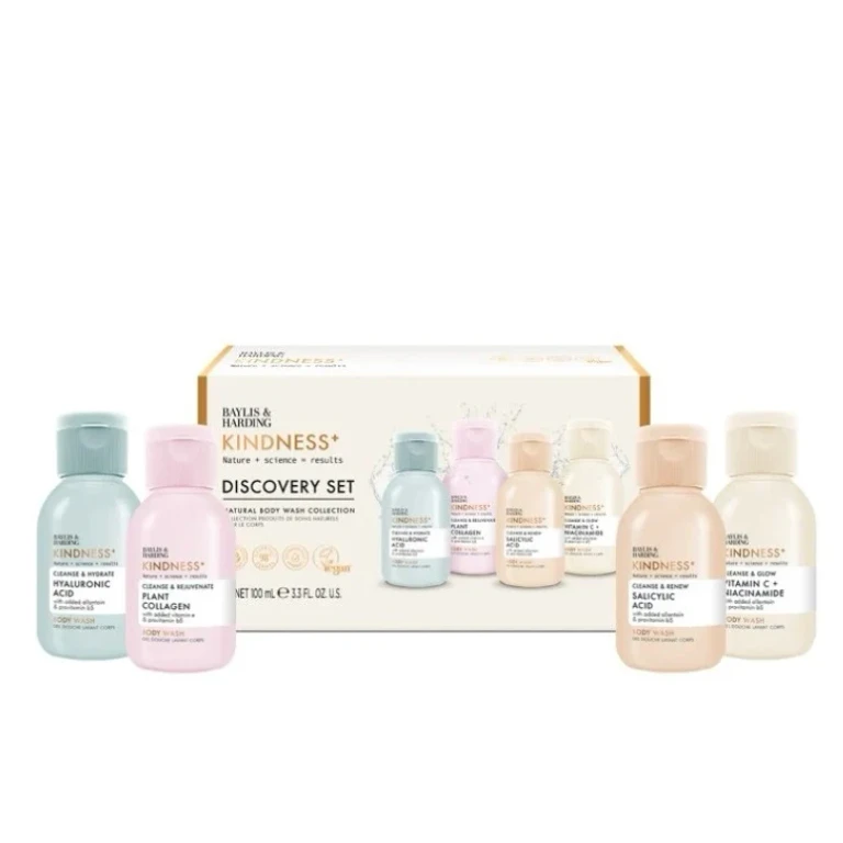 Kindness+ Discovery Gift Set 4 x 100 ml shower gel gift set