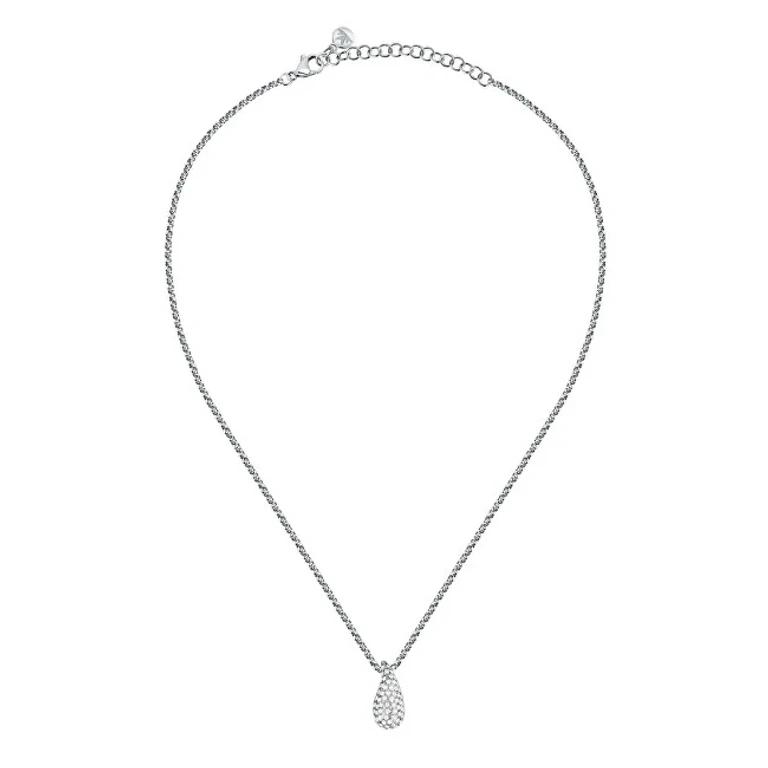 Women's Necklace Without Tempo With Teardrop-Shaped Crystals Sayp04