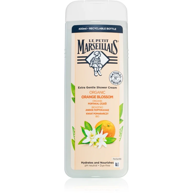Organic Orange Blossom Shower Gel Cream 400ml