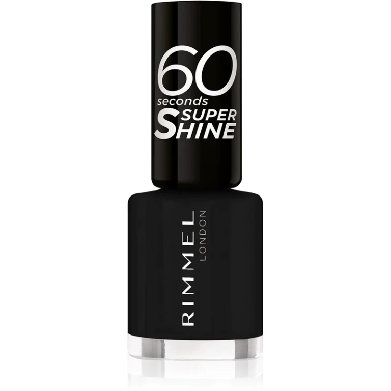 60 Seconds Super Shine - Nail Polish 8 ml 900 Rita's Black