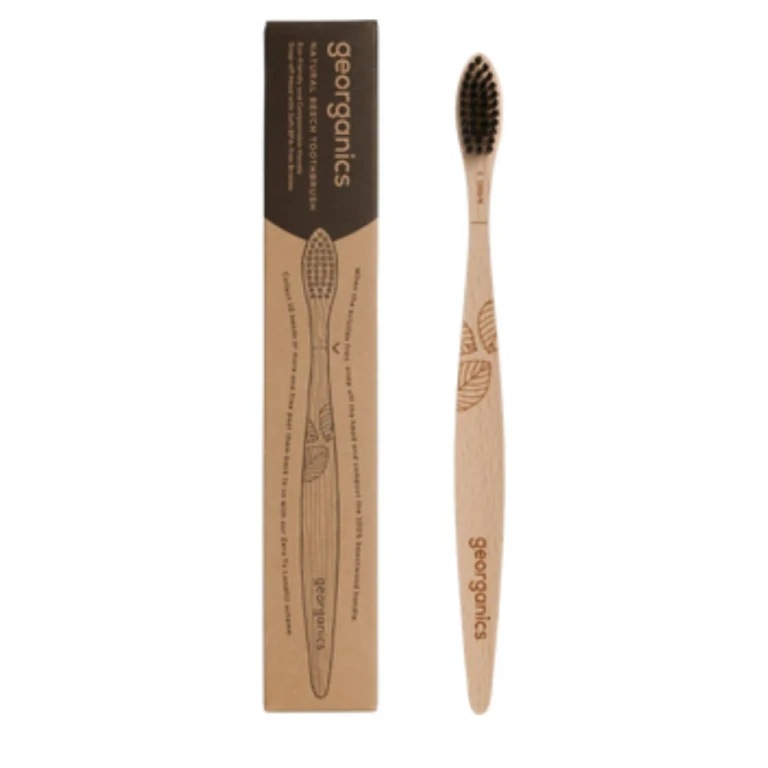 Anthracite beech wood toothbrush