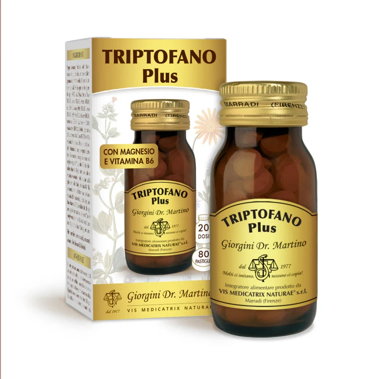 Tryptophan Plus 80 tablets of 500 mg - 40 gr
